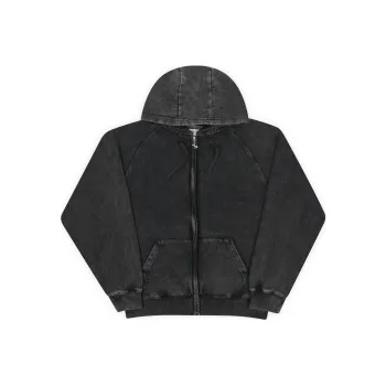 YARDSALE SS24 Sundown Hood Sweatshirt Unisex Black