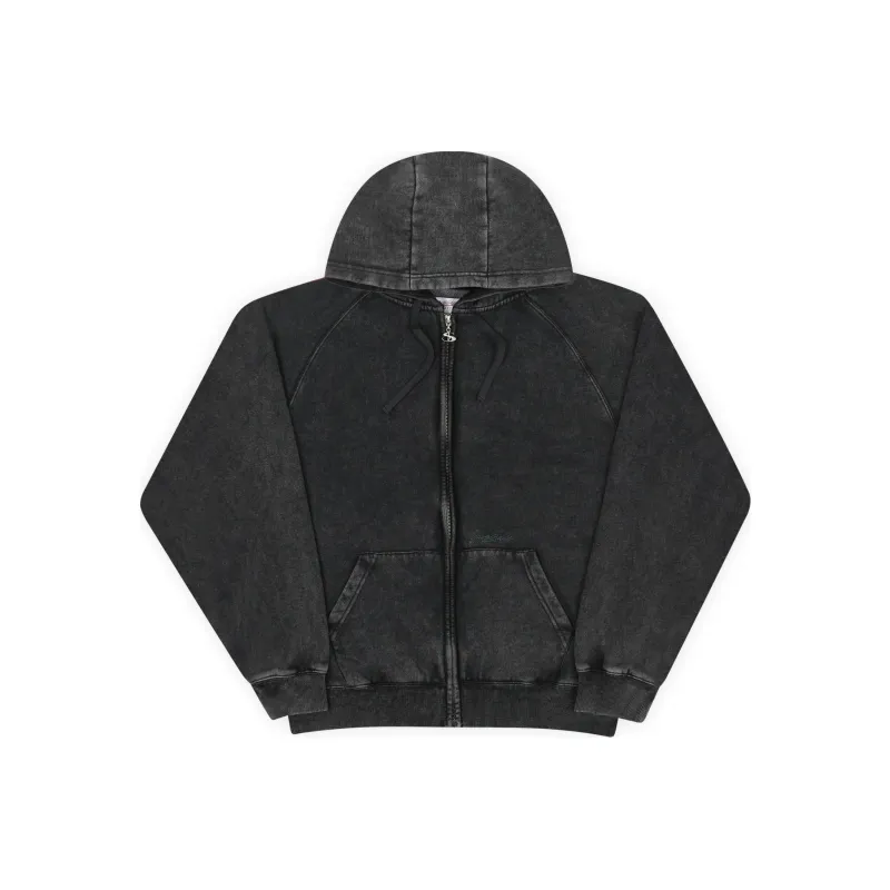 YARDSALE SS24 Sundown Hood Sweatshirt Unisex Black-0