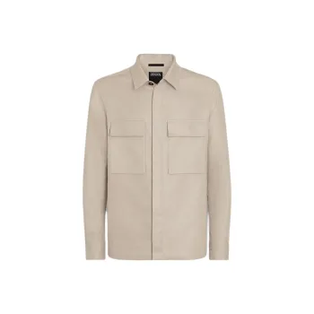 Ermenegildo Zegna Oasi Concealed Fastened Overshirt