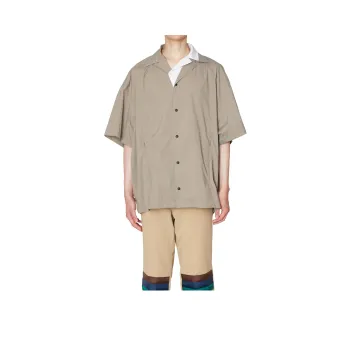 KOLOR Contrast collar Layered Shirt