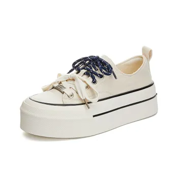 Help Abrasion Resistant Low Top Canvas Shoes Women's