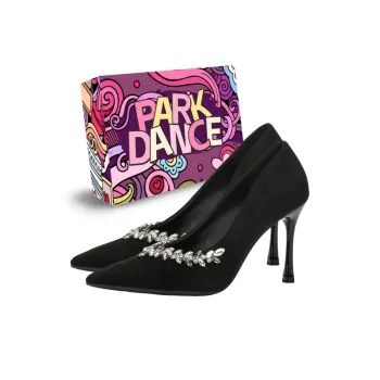 PARK DANCE Slim Heel High Heels Women's Black