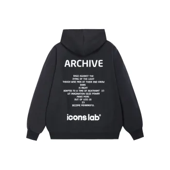 ICONS Lab Sweatshirts Unisex Black