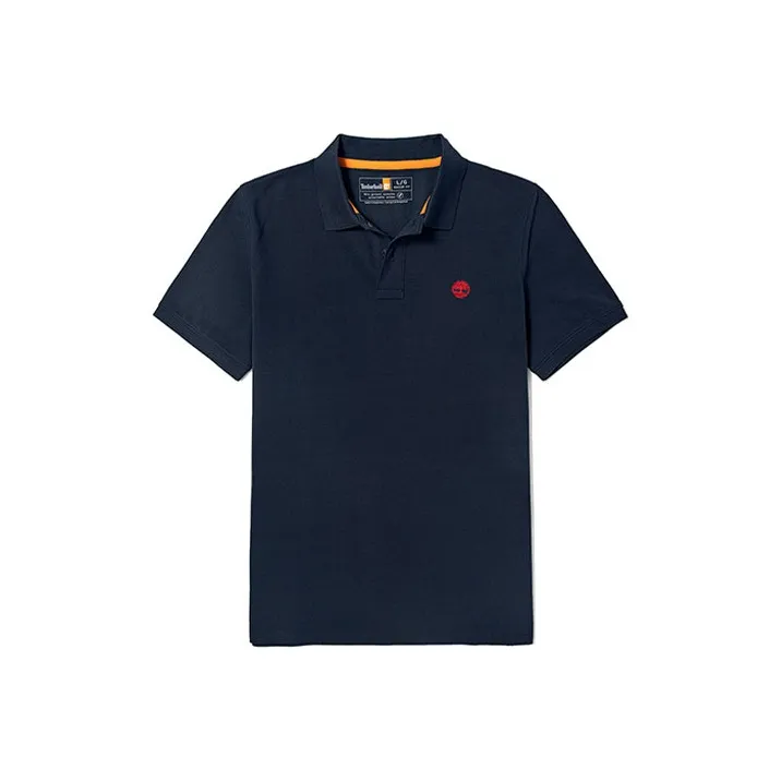 Timberland Polo Shirt Men's Dark Sapphire-0