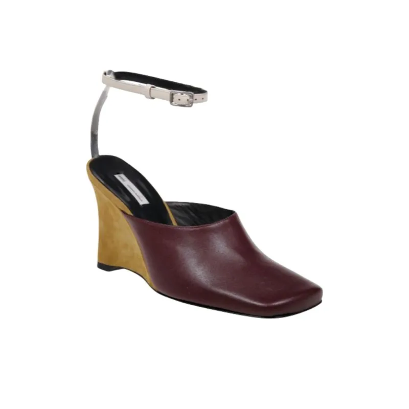 AMIPARIS Wedge Heel High Heels 8.5cm Women's Brown-1