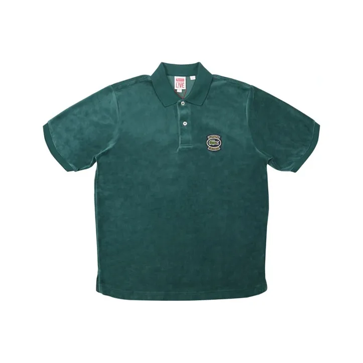 Supreme Lacoste Velour Polo-2