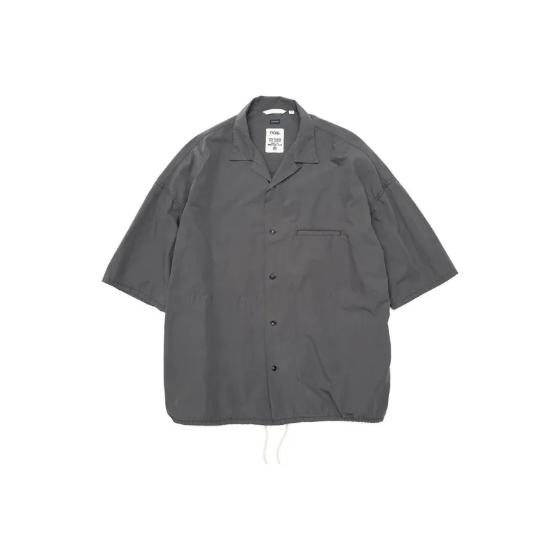 Nanamica Open Collar Wind H/S Shirt-0