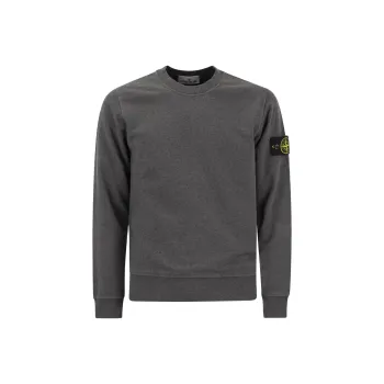 STONE ISLAND 63020 Brushed Cotton Fleece Crewneck