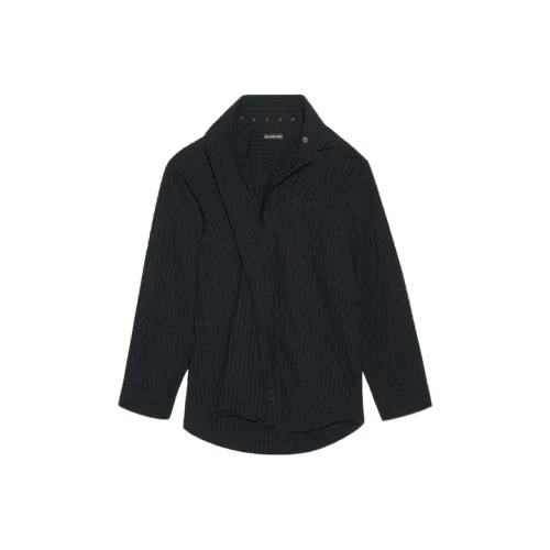 Balenciaga Shirts Men Dark Green