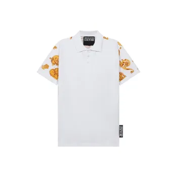 VERSACE JEANS COUTURE Polo Shirts Men White