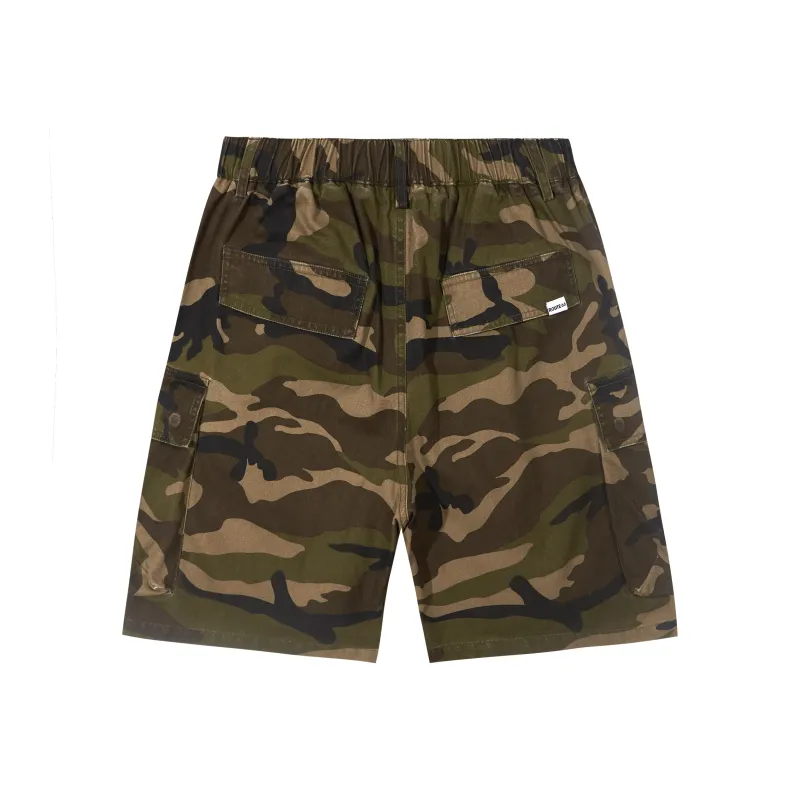 66ROUTE 66 Casual Shorts Unisex Camouflage-1