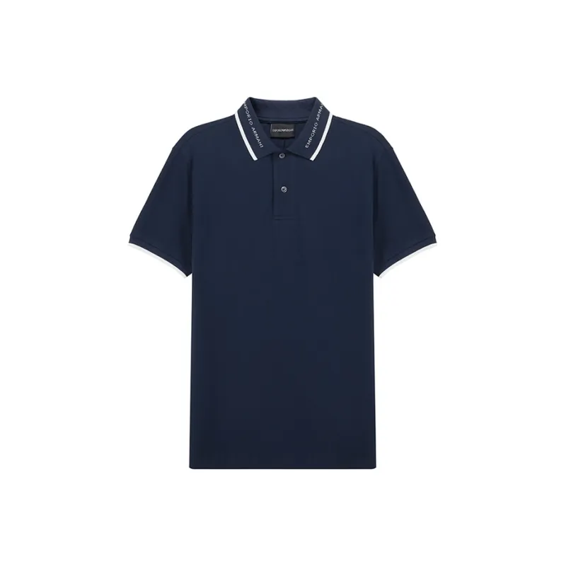EMPORIO ARMANI Polo Shirt Men's Indigo-0