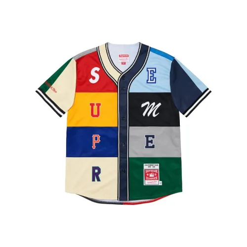 Supreme Mitchell & Ness Patchwork Baseball Jersey