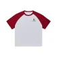 White & Burgundy