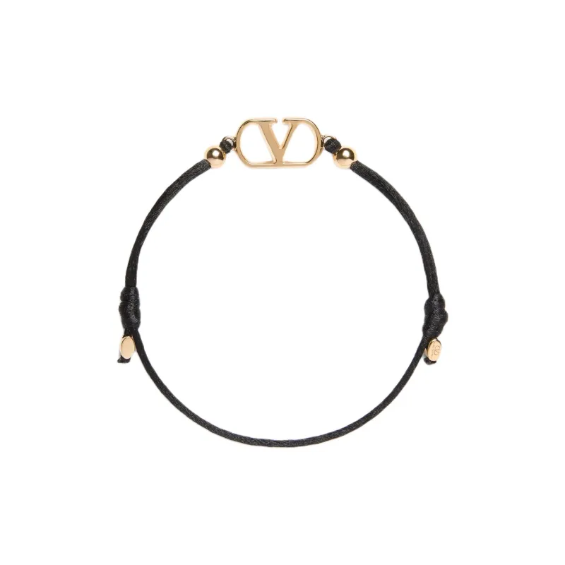 Valentino Cotton Bracelets Unisex Black-0