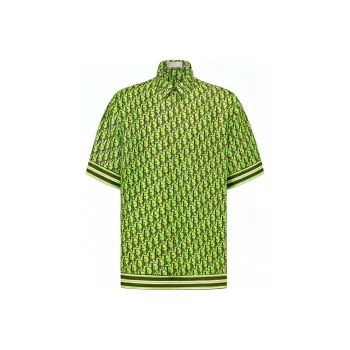 DIOR Oblique Pixel Short Sleeved Shirt