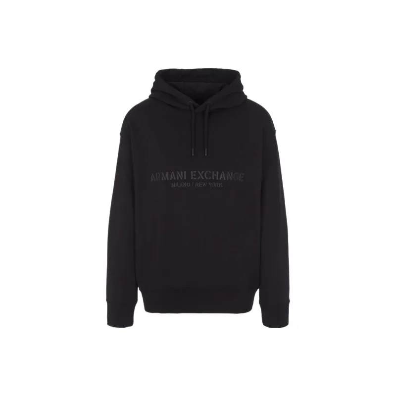 ARMANI EXCHANGE Logo print Cotton Hoodie-5