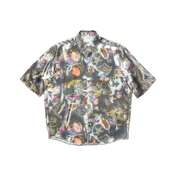 Acne Studios Graphic print Lamé Shirt