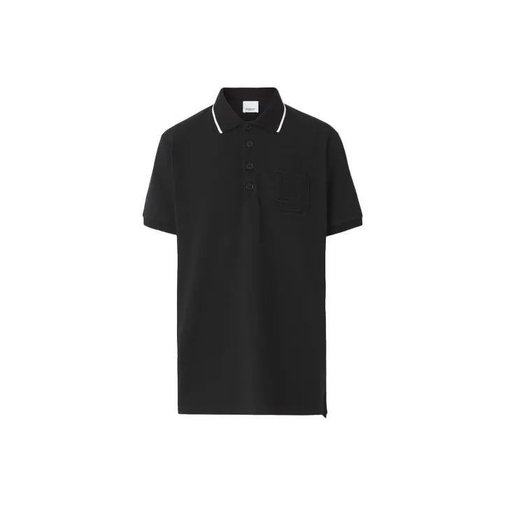 Burberry Polo Shirts Men Black-0