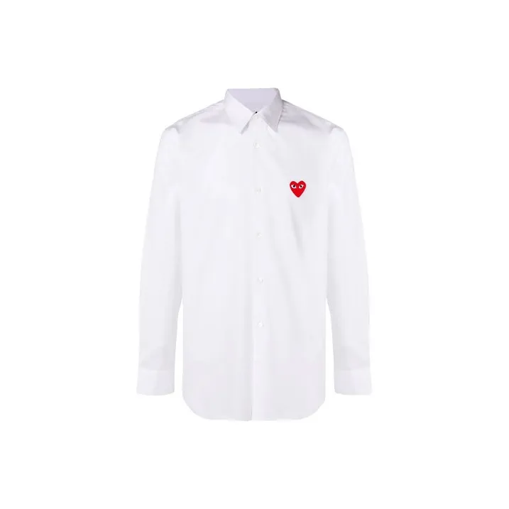 CDG Play Shirts Men White-0