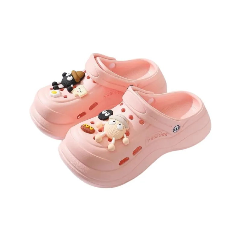 Ke Jiayi Platform Summer Versatile Trendy Slip Resistant Odor Resistant Slippers Outerwear Fashion Closed Toe Sandal-11