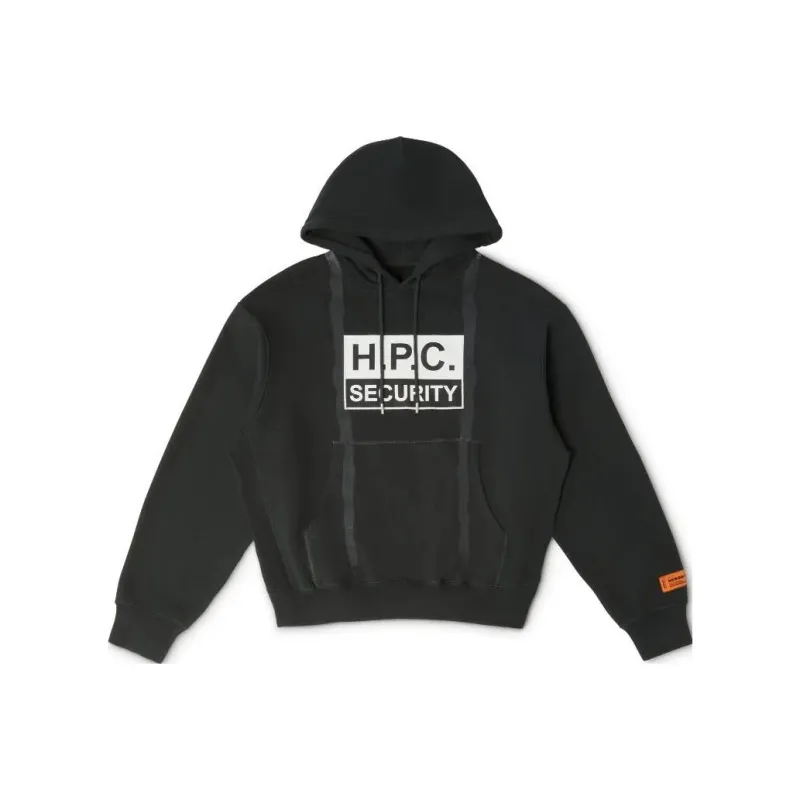 HERON PRESTON H.P.C Security Tape Drawstring Hoodie-0