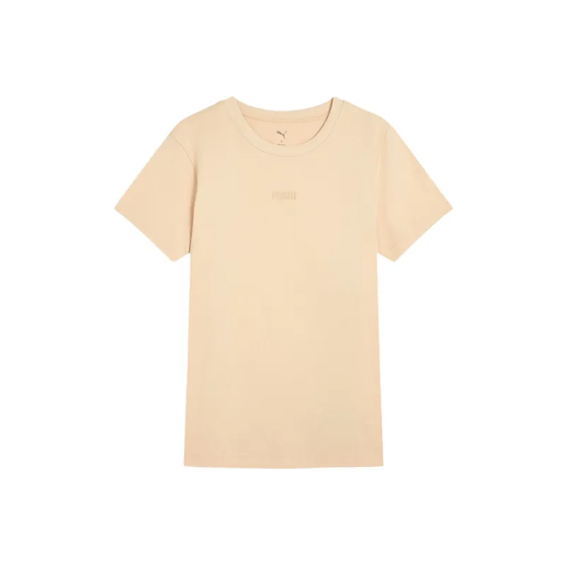 PUMA Basic Elevated SS25 T Shirt Men's Cashew Nut Color 42-0