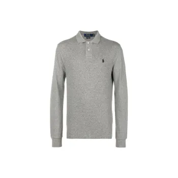 Polo Ralph Lauren Logo Embroidered Long Sleeved Polo Shirt