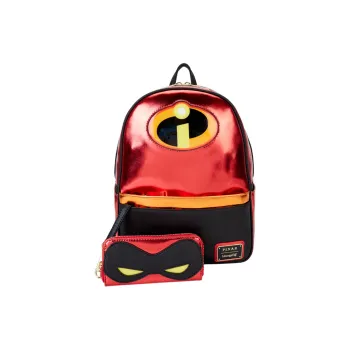 Loungefly Faux Leather Backpack Mini Unisex Deep Red