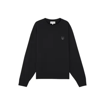Maison Kitsune Bold Fox Head Patch Oversize Sweatshirt