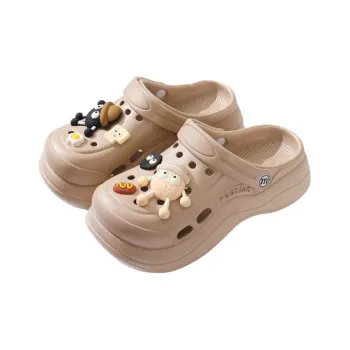 Ke Jiayi Platform Summer Versatile Trendy Slip Resistant Odor Resistant Slippers Outerwear Fashion Closed Toe Sandal