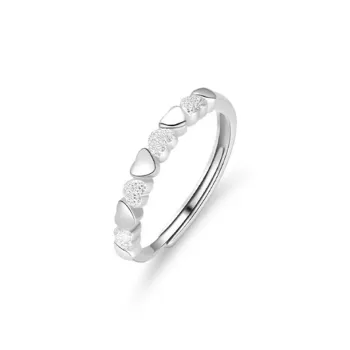 YUOFFICIAL S990 Sterling Silver Open And Adjustable For Everyday Elegant Minimalist Style Individual Rings Women's