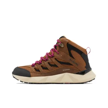 Columbia Cushioning, Wear Resistant Mid Top Hiking Shoes Women's Brown Black