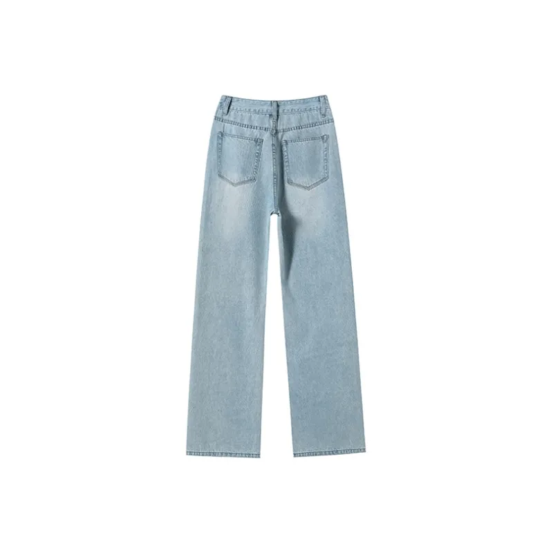 Flowers In Water Jeans Women's Glacier Blue-0