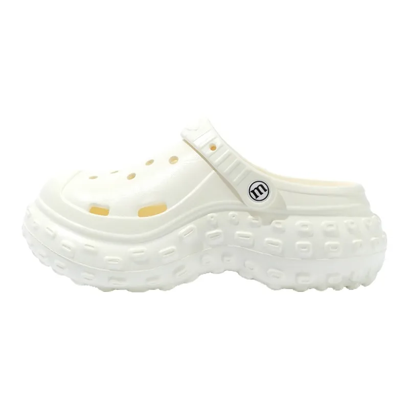 Le Drag Slippers Khaki/Black/White-15