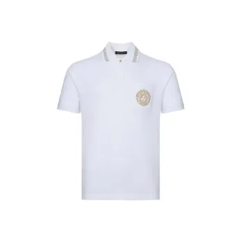 VERSACE Polo Shirts Men White