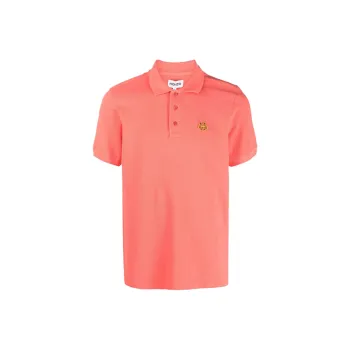 KENZO Polo Shirts Men Coral Pink