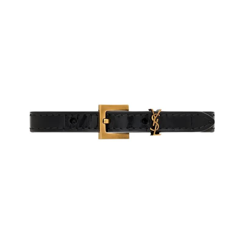 SAINT LAURENT Cassandre Belt Bracelet-0
