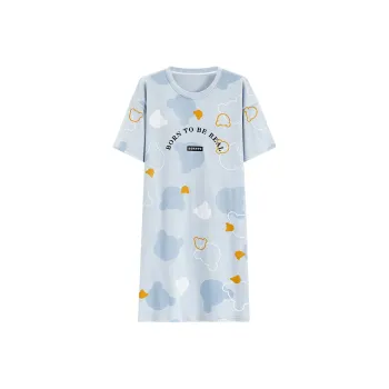 GOSO Nightgown Women's Light Blue