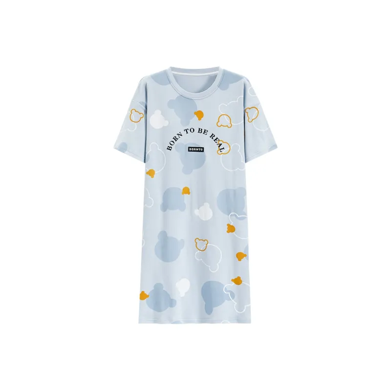 GOSO Nightgown Women's Light Blue-0