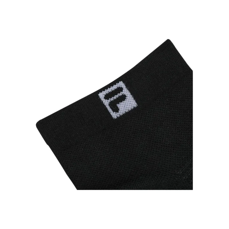 FILA Fitness Ankle Socks Men's 1 Pack Jet Black-3
