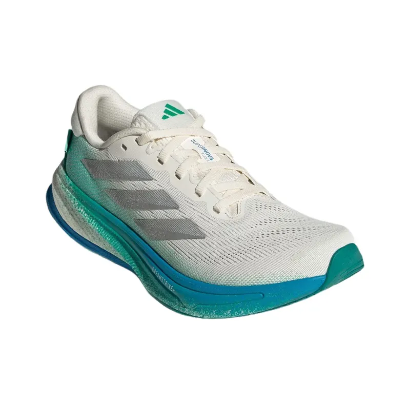 Adidas Supernova Rise 2 Anti Slip Wear Resistant Low Top Casual Running Shoes Women's White Green-3