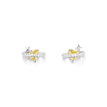 Clect 925 Sterling Silver Stud Earrings Women's