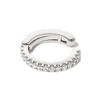 MARIA TASH 18kt White Gold Diamond Hoop Ear Cuff