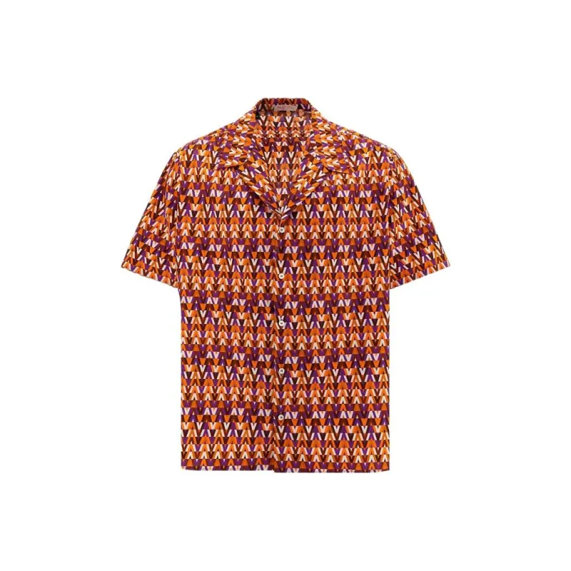 Valentino Shirts Men Orange-0