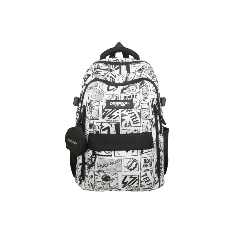 AUNG Nylon Backpack Unisex Multicolor-3