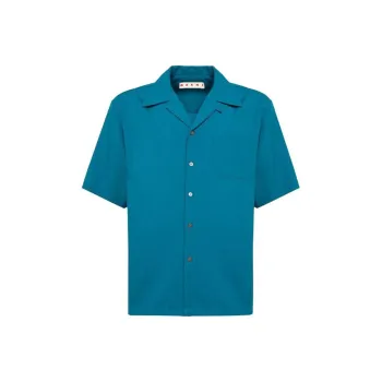 MARNI Boxy Fit Tropical Bowling Shirt