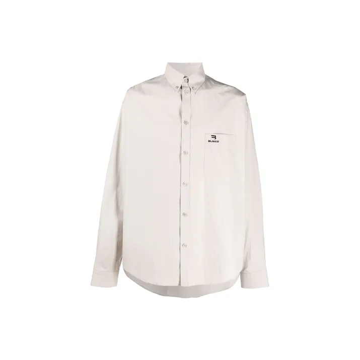 Balenciaga SS22 Shirt Men's Gray White-0