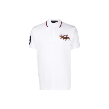 Polo Ralph Lauren Triple Pony Cotton Polo Shirt