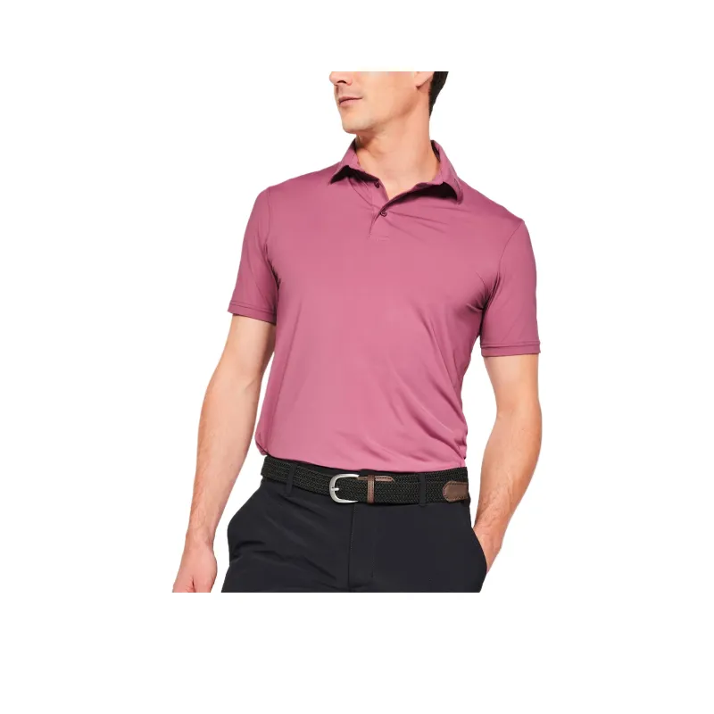 DECATHLON Polo Shirt Men's Dark Pink-0